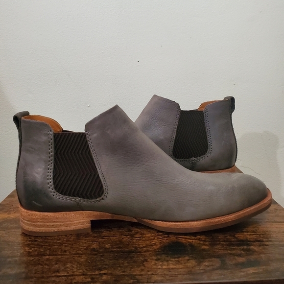 Womens Kork-Ease Kama Leather Booties Size 6.5 Grey - Picture 5 of 12